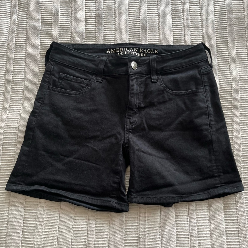 💘 Super Stretch Midi Short - Black